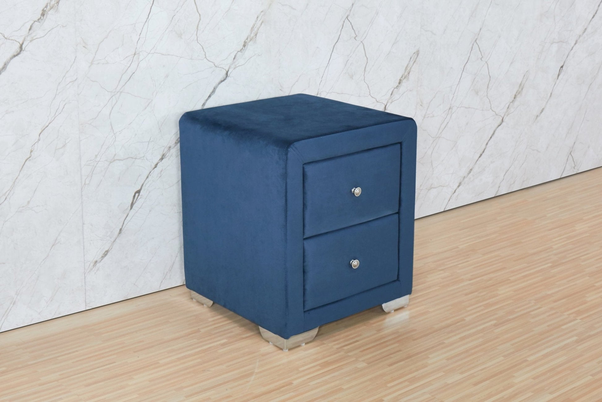 HFNS1 Upholstered Bedside Bed Table – handcrafted solid wood furniture
