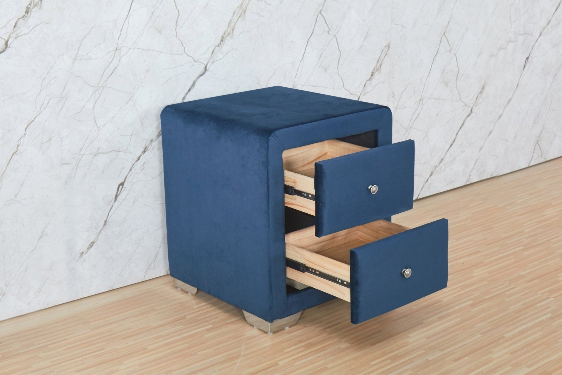 HFNS1 Upholstered Bedside Bed Table – handcrafted solid wood furniture