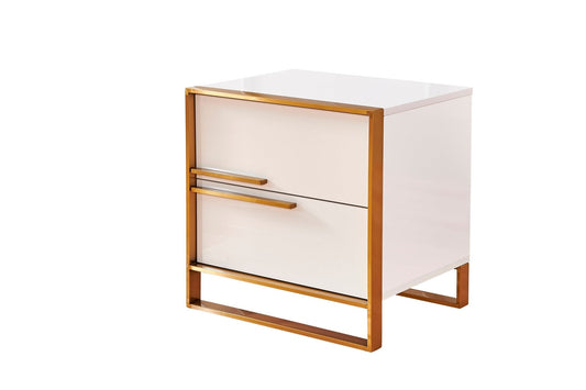 HFNS5 Upholstered Bedside Bed Table – handcrafted solid wood furniture