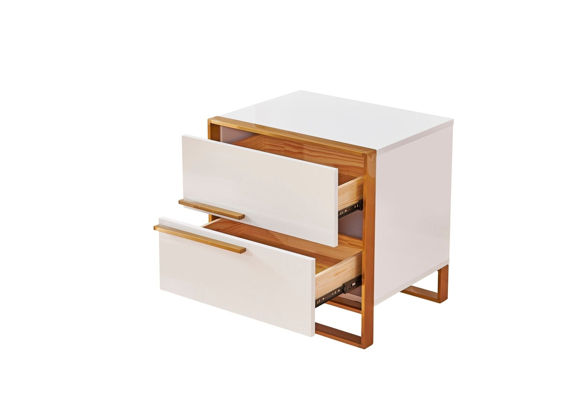 HFNS5 Upholstered Bedside Bed Table – handcrafted solid wood furniture