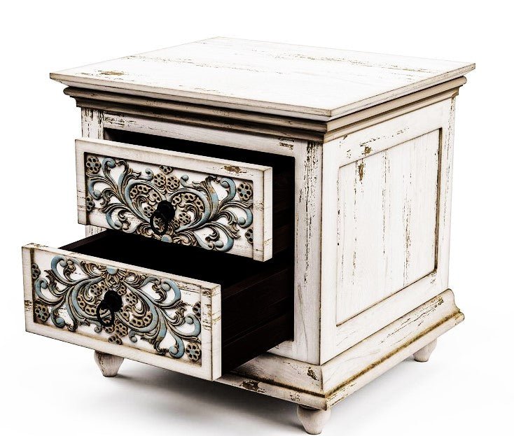 Huma Hand Carved Solid Wooden Bed / Bedroom Set – handcrafted solid wood furniture