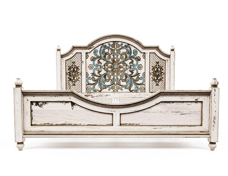 Huma Hand Carved Solid Wooden Bed / Bedroom Set – handcrafted solid wood furniture