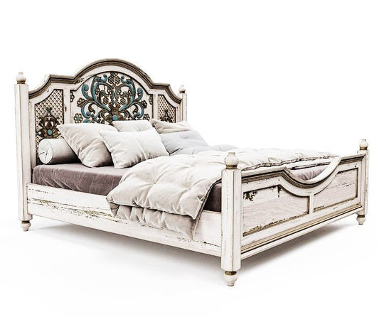 Huma Hand Carved Solid Wooden Bed / Bedroom Set – handcrafted solid wood furniture