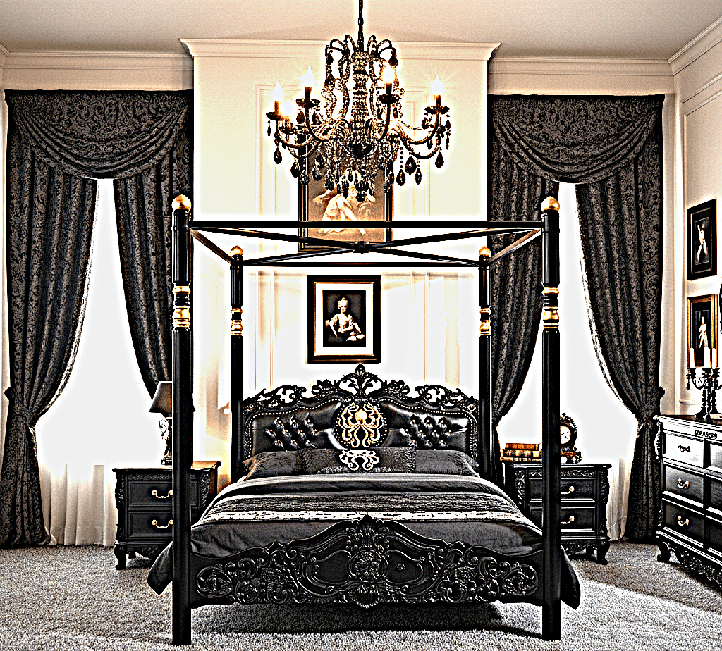 Huni Solid Mango Wood Hand Carved Bed by R-Designs Furniture – handcrafted solid wood furniture made in India
