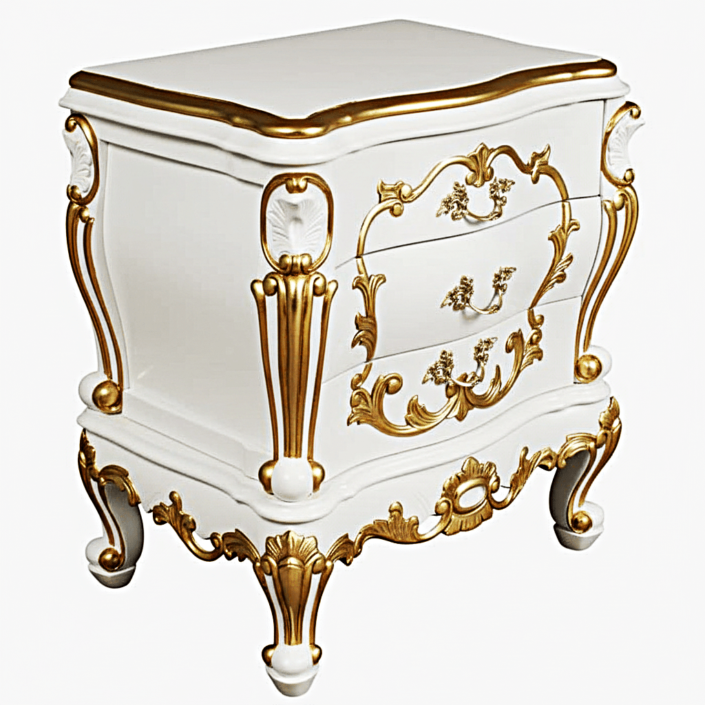 Huni Solid Mango Wood Hand Carved Bedside – handcrafted solid wood furniture