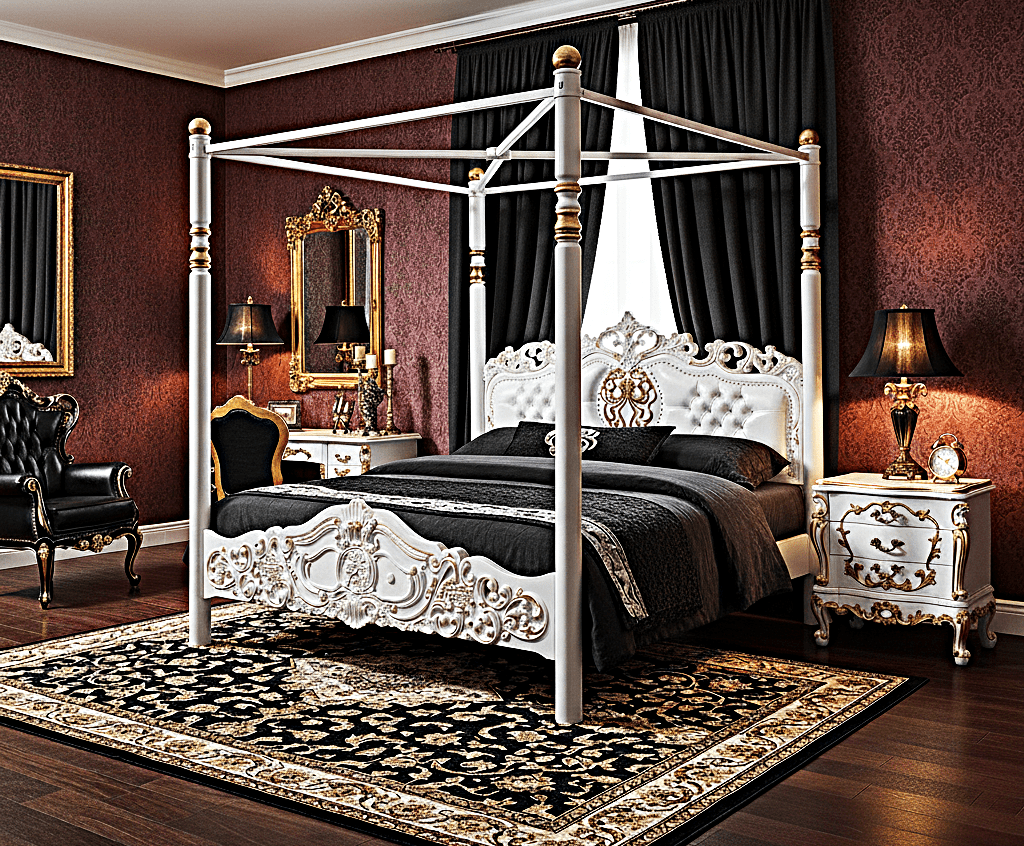 Huni Solid Mango Wood Hand Carved Bedside – handcrafted solid wood furniture