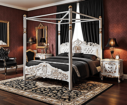 Huni Solid Mango Wood Hand Carved Bedside – handcrafted solid wood furniture