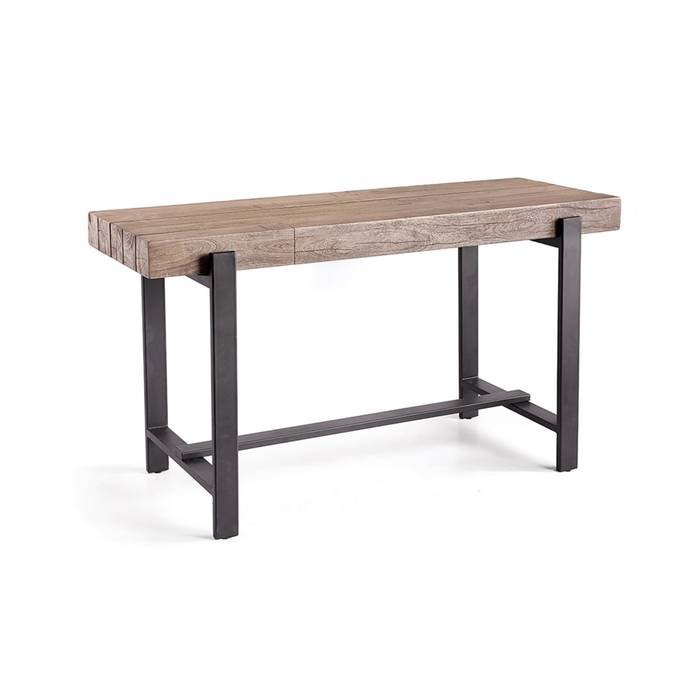 IBA Modern Industrial Dining Table – handcrafted solid wood furniture
