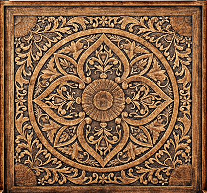 Ilano Weathered Hand - carved Solid Mango Wood Canopy Platform Bed – handcrafted solid wood furniture