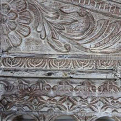 INDIAN HAND CARVED MAHARAJA RECLAIMED WOODEN CHAIR – handcrafted solid wood furniture