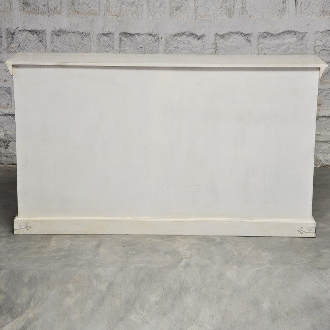 JALI SOLID 4 DOOR WOODEN SIDEBOARD - White - 160 - 40 - 90 – handcrafted solid wood furniture