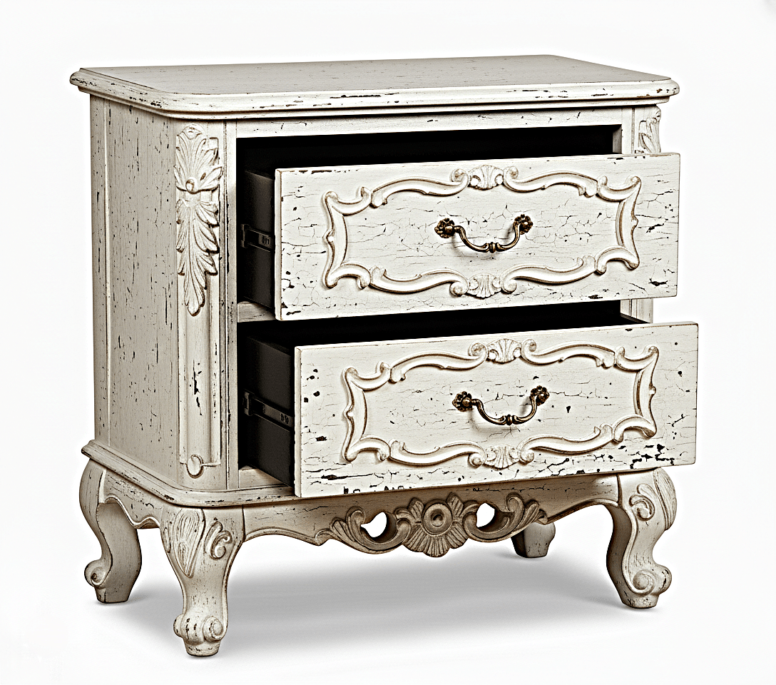 Kabak Gothic Hand Carved Solid Wooden Canopy Platform Bed – handcrafted solid wood furniture