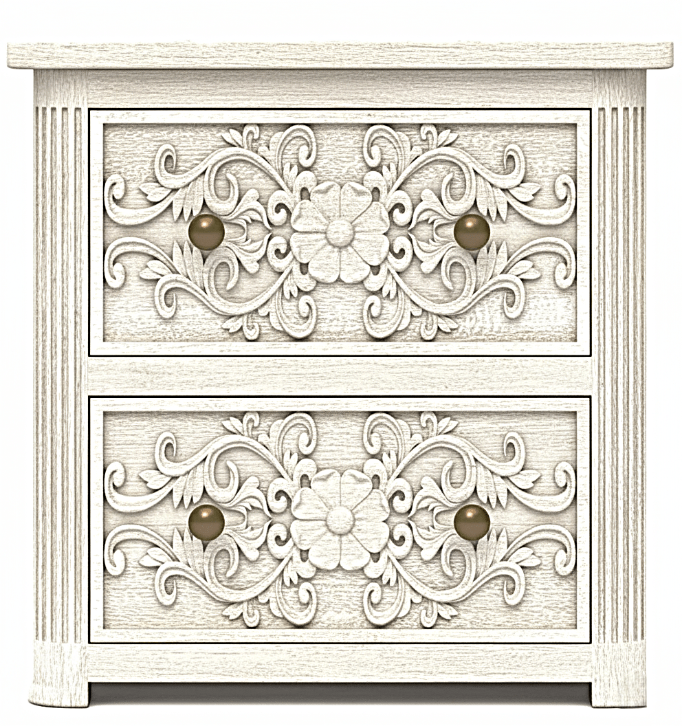 Kasbah Hand-Carved Solid Wooden Platform Bed/Bedroom Set – handcrafted solid wood furniture