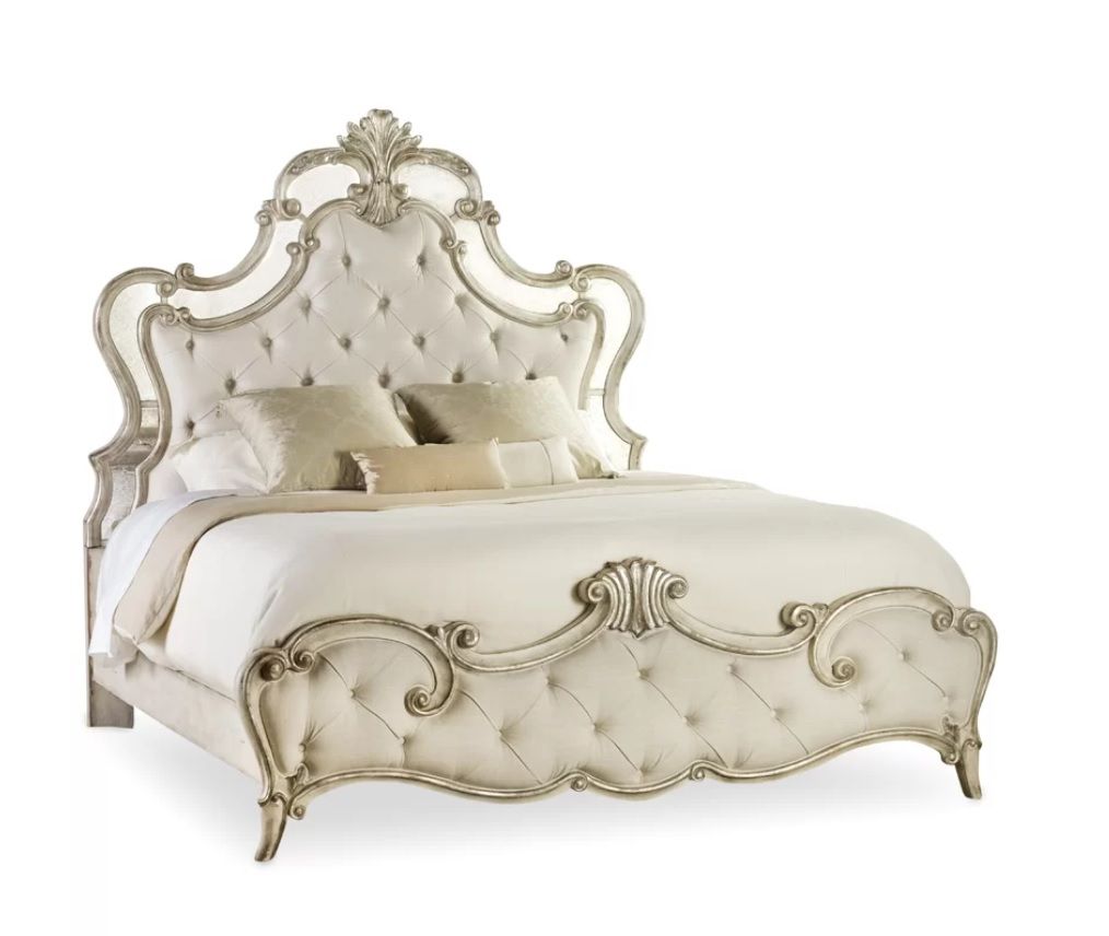 LANA Sanctuary Tufted Standard Bed – handcrafted solid wood furniture