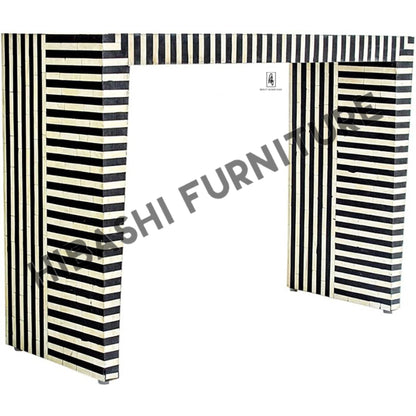 LOHA Handmade Bone Inlaid, Solid Wooden Console Table – handcrafted solid wood furniture