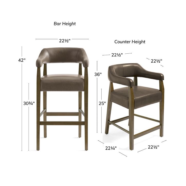 Lucidus Bar and Counter Stool – handcrafted solid wood furniture
