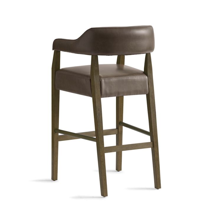 Lucidus Bar and Counter Stool – handcrafted solid wood furniture