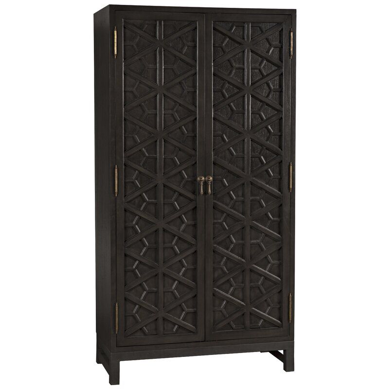 Luna Hand Solid Wooden Carved Armoire - Storage Cabinet – handcrafted solid wood furniture