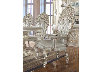 Magnisy Hand Carved European 8 Seater Dining Table Set – handcrafted solid wood furniture
