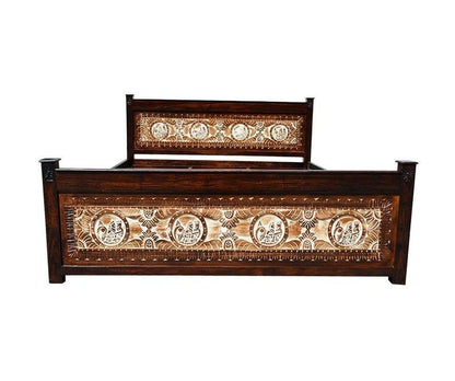 Maharaja Indian Wooden Bed – handcrafted solid wood furniture