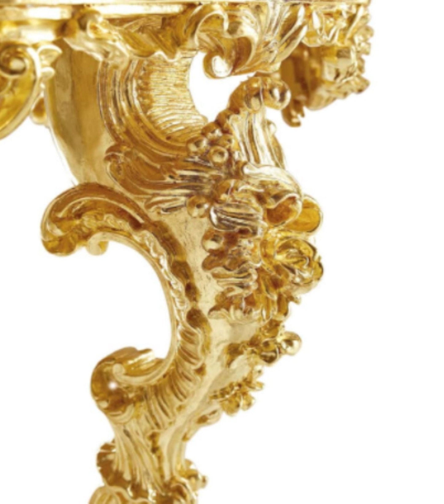 Malden Hand Carved Gold Leaf Luxury Dining Table Set – handcrafted solid wood furniture