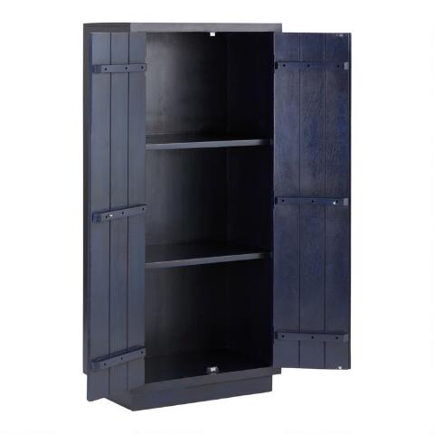 Manama Hand Carved Wood Fish Nairi Storage Cabinet – handcrafted solid wood furniture