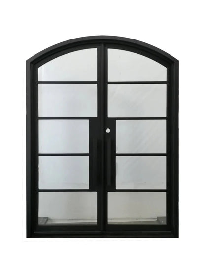 Maritime Wrought Iron Double Door – handcrafted solid wood furniture