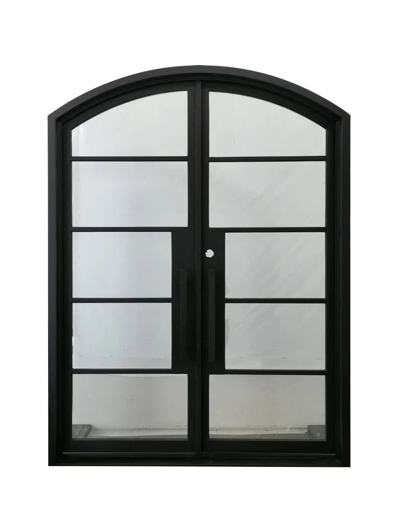 Maritime Wrought Iron Double Door – handcrafted solid wood furniture