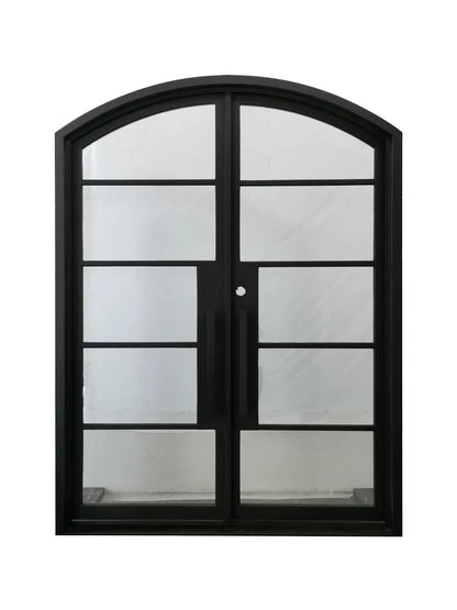 Maritime Wrought Iron Double Door – handcrafted solid wood furniture