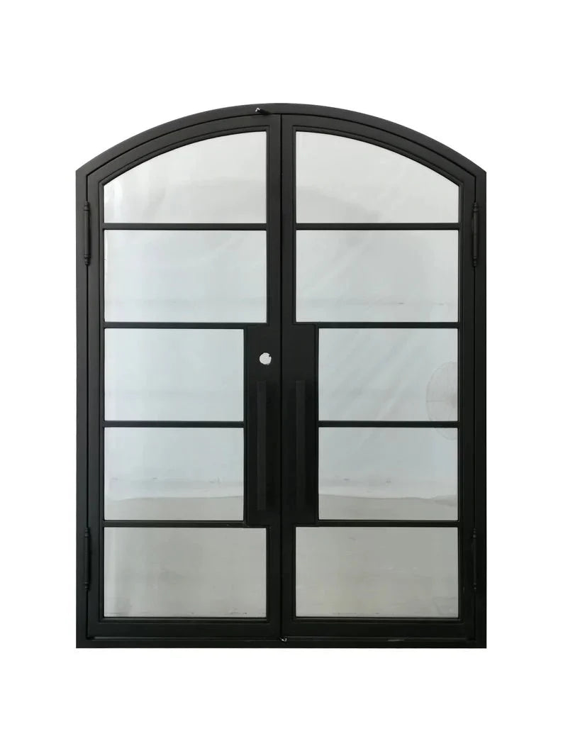 Maritime Wrought Iron Double Door – handcrafted solid wood furniture