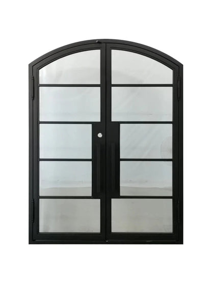 Maritime Wrought Iron Double Door – handcrafted solid wood furniture