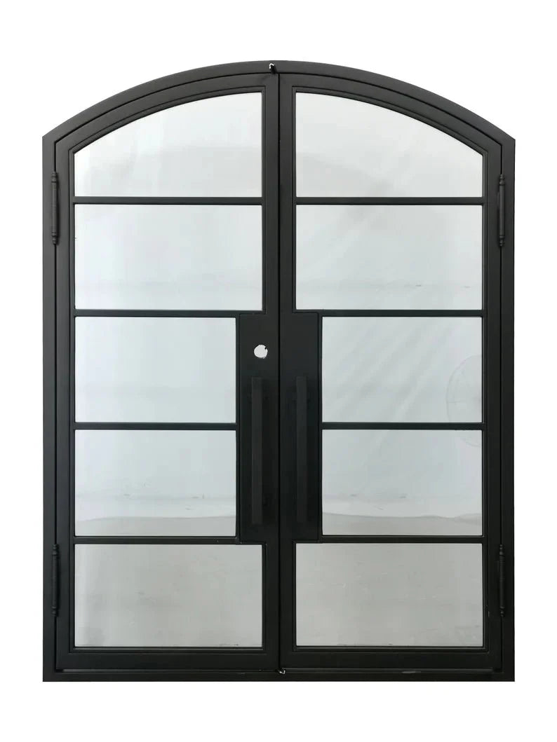 Maritime Wrought Iron Double Door – handcrafted solid wood furniture