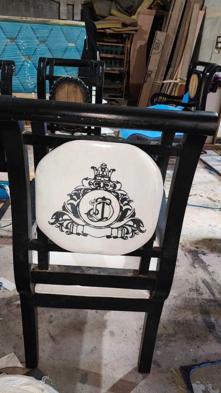 Mars Hand Carved Designer Luxury 8 Seater Dining Table Set – handcrafted solid wood furniture