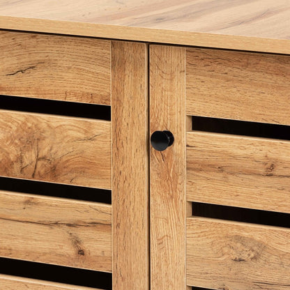 Maui Solid Wooden 3 - Door Entryway Storage Cabinet – handcrafted solid wood furniture