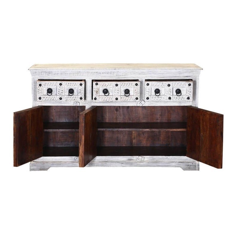 Mid - Century Style Antique Sideboard Drawer – handcrafted solid wood furniture