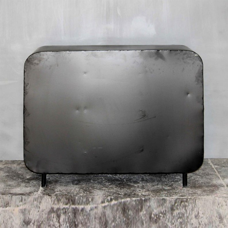 Miller Industrial Timber Iron Chest of Drawers – handcrafted solid wood furniture