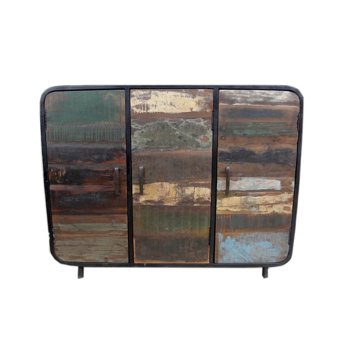 Miller Iron Timber Multicolor Sideboard – handcrafted solid wood furniture