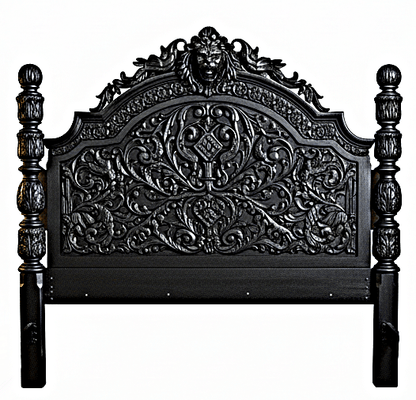 Nawab Solid Wooden Hand carved Mughal Platform Bed by R-Designs Furniture – handcrafted solid wood furniture made in India