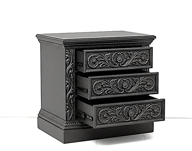 Nawab Solid Wooden Hand carved Mughal Platform Bed – handcrafted solid wood furniture