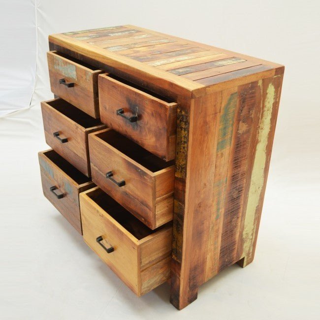 NIRVANA CHEST OF 6 DRAWERS – handcrafted solid wood furniture