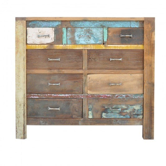 NIRVANA CHEST OF 9 DRAWERS – handcrafted solid wood furniture