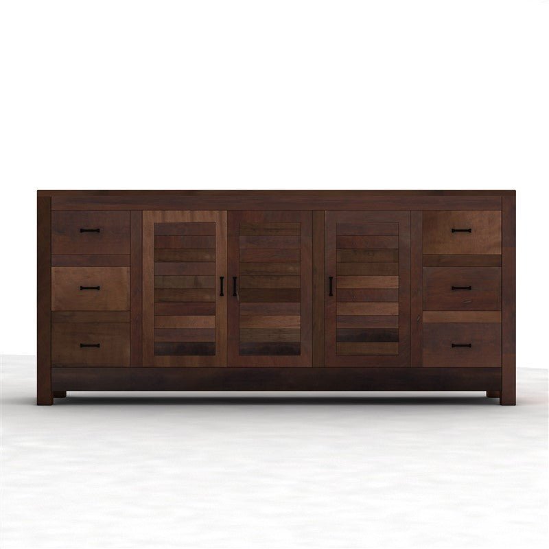 NIRVANA CHOCOLATE TIMBER SIDEBOARD - 225 - 50 - 100 – handcrafted solid wood furniture