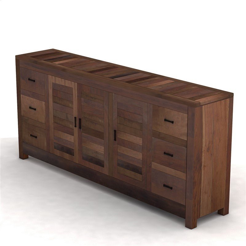 NIRVANA CHOCOLATE TIMBER SIDEBOARD XL – handcrafted solid wood furniture