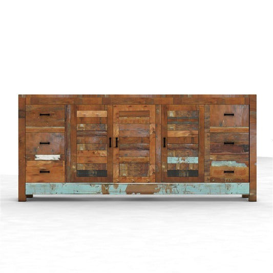 NIRVANA MULTI - COLOR TIMBER SIDEBOARD - 100 - 225 - 50 – handcrafted solid wood furniture