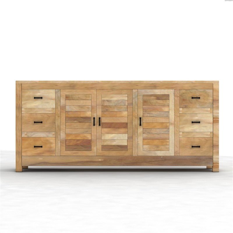 NIRVANA NATURAL TIMBER SIDEBOARD - 225 - 50 - 100 – handcrafted solid wood furniture