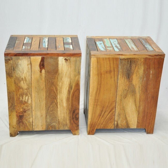 NIRVANA PAIR OF BEDSIDE CABINET – handcrafted solid wood furniture