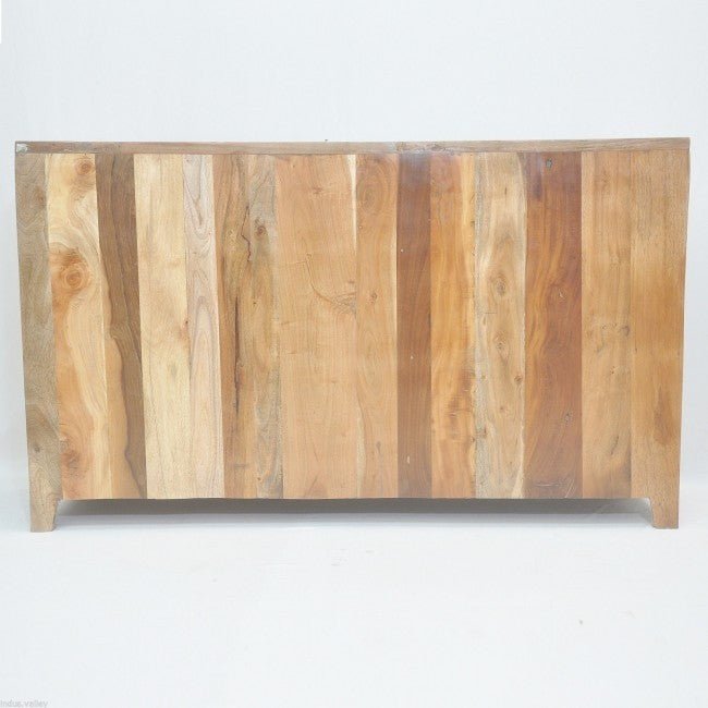 Nirvana Sideboard Buffet Table with 2 Doors, 3 Drawers – handcrafted solid wood furniture