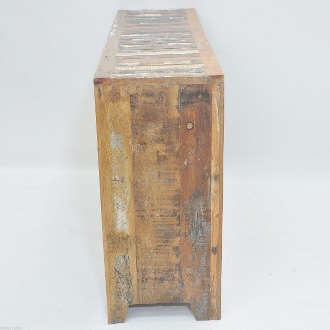 Nirvana Sideboard Buffet Table with 2 Doors, 3 Drawers – handcrafted solid wood furniture