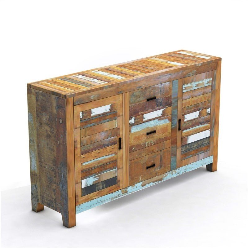 Nirvana Timber Wood Storage Sideboards & Cabinets Multicolor – handcrafted solid wood furniture