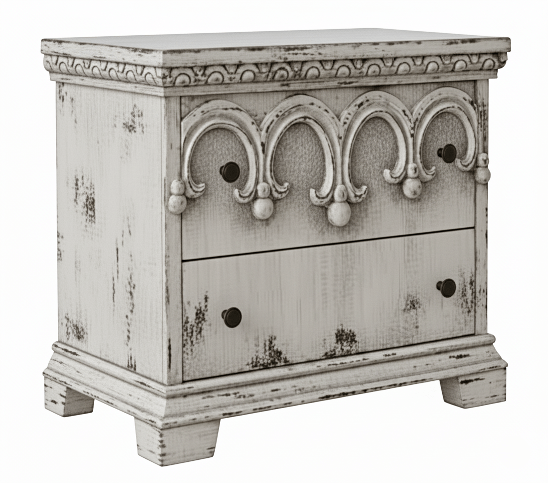 Obsidian Sanctuary Hand-Carved Solid Wooden Platform Bed by R-Designs Furniture—handcrafted solid wood furniture